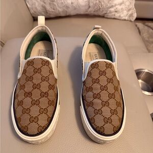 Gucci Slip On Logo Sneakers